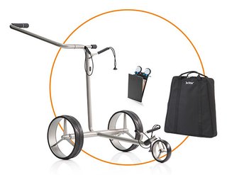 JuStar Silver elektrisk vagn, stříbrná