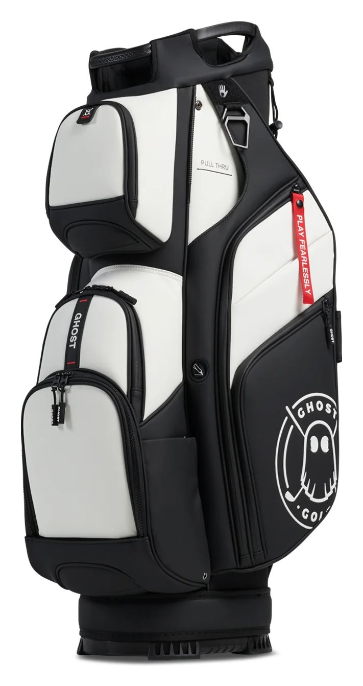 Ghost Golf GT-14 Oreo cart bag, white/black
