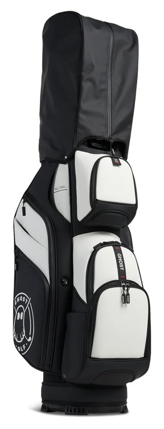 Ghost Golf GT-14 Oreo cart bag, white/black