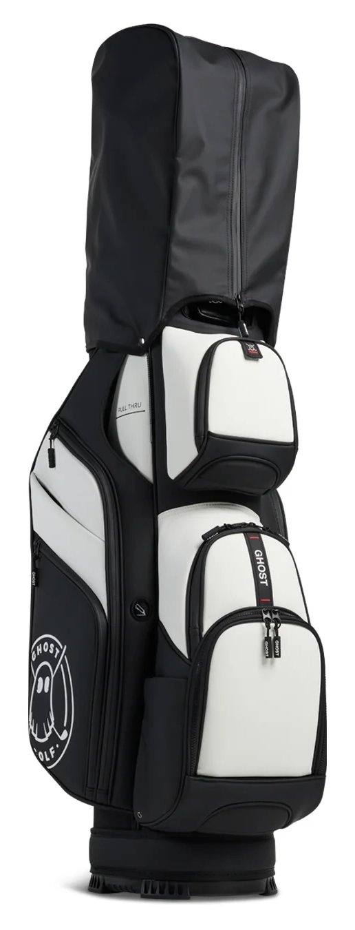 Ghost Golf GT-14 Oreo cart bag, white/black