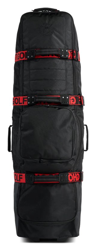 Ghost Golf Awol Club Pro travel bag, röd rem