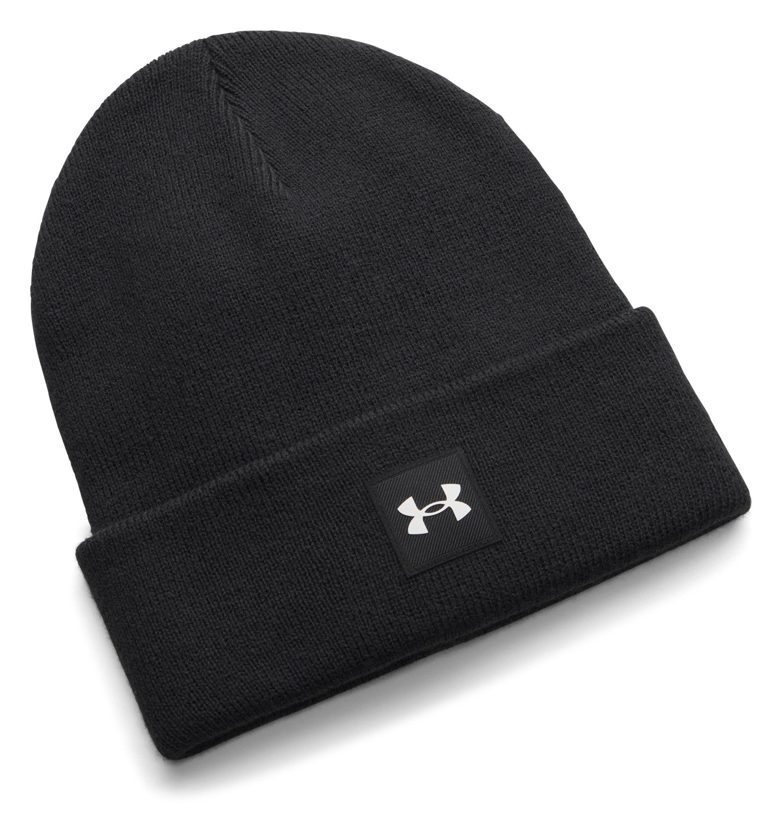 Under Armour Halftime Cuff vintermössa, svart/vit