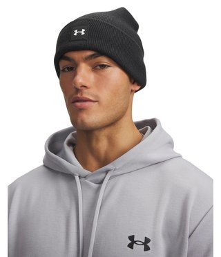 Under Armour Halftime Cuff vintermössa, svart/vit