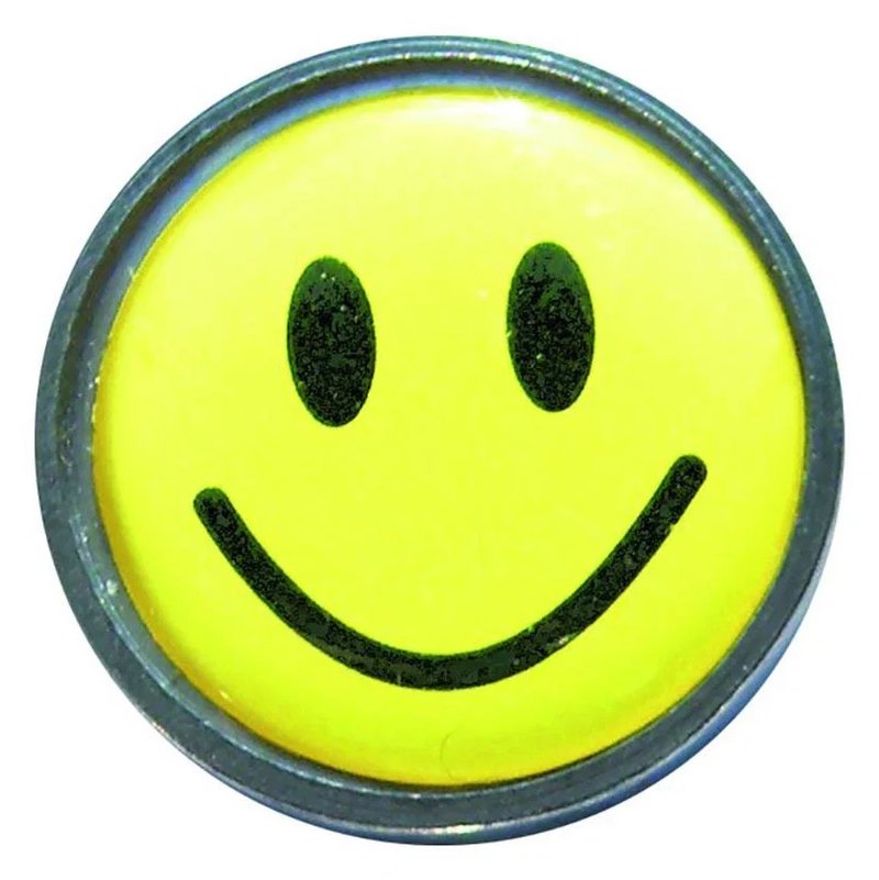 Longridge Flat Ballmarker, gul smiley