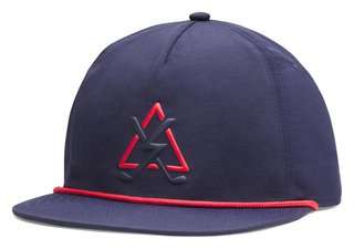 Under Armour Drive 5 Panel Hazard herr keps, midnight navy/red
