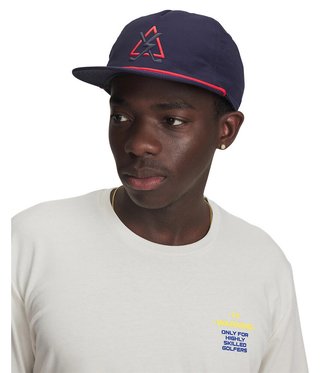 Under Armour Drive 5 Panel Hazard herr keps, midnight navy/red