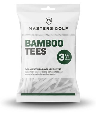 Masters Golf Bamboo Tees 83 mm (3 1/4"), 15 tees, vita
