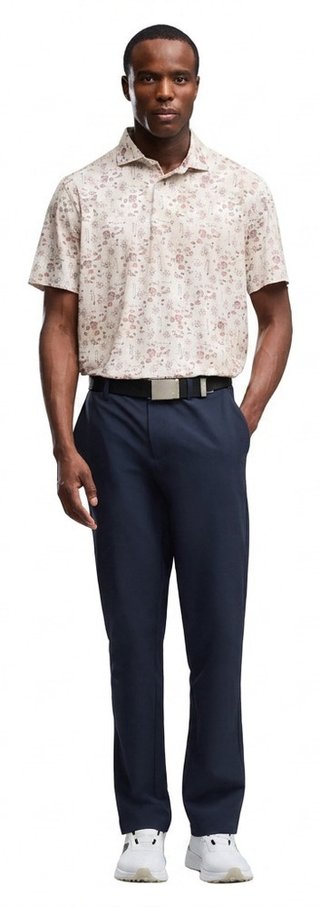 Puma Cloudspun Coastal Claret herr polo, birch