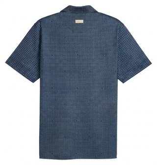 Puma X Arnold Palmer MATTR Geo herr polo, deep navy/lemon butter