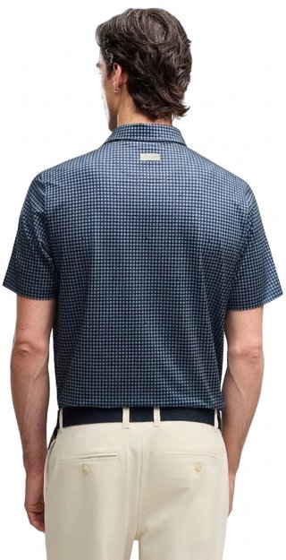 Puma X Arnold Palmer MATTR Geo herr polo, deep navy/lemon butter