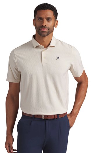 Puma X Arnold Palmer Jacquard herr polo, alpine snow