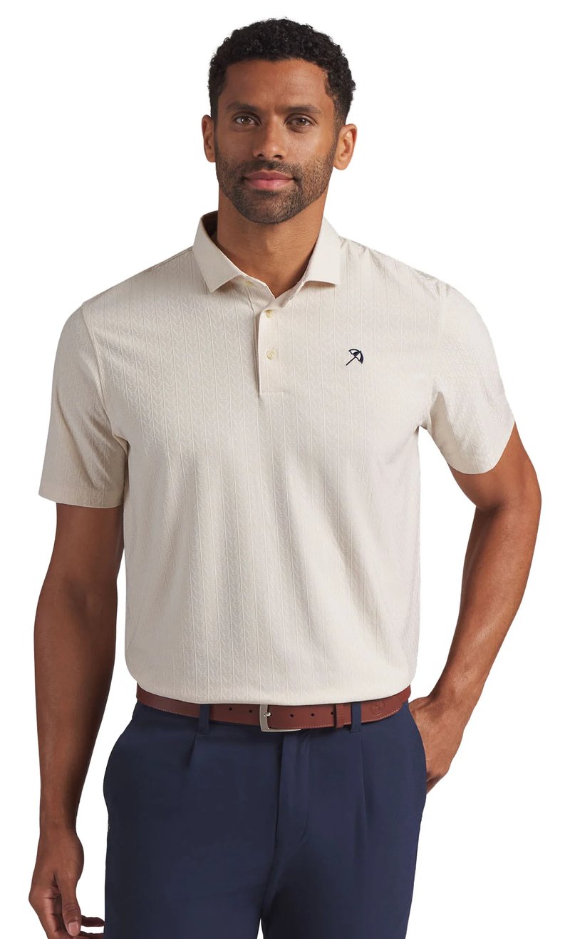 Puma X Arnold Palmer Jacquard herr polo, alpine snow