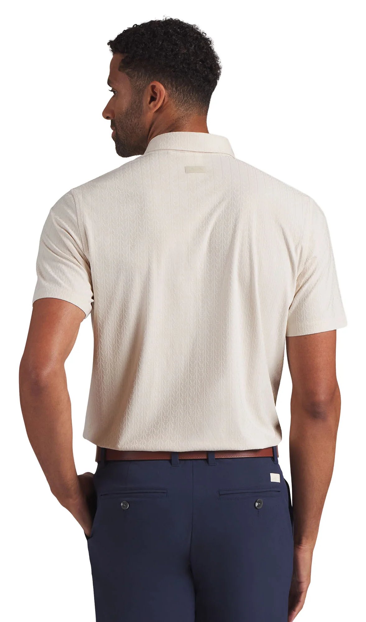Puma X Arnold Palmer Jacquard herr polo, alpine snow