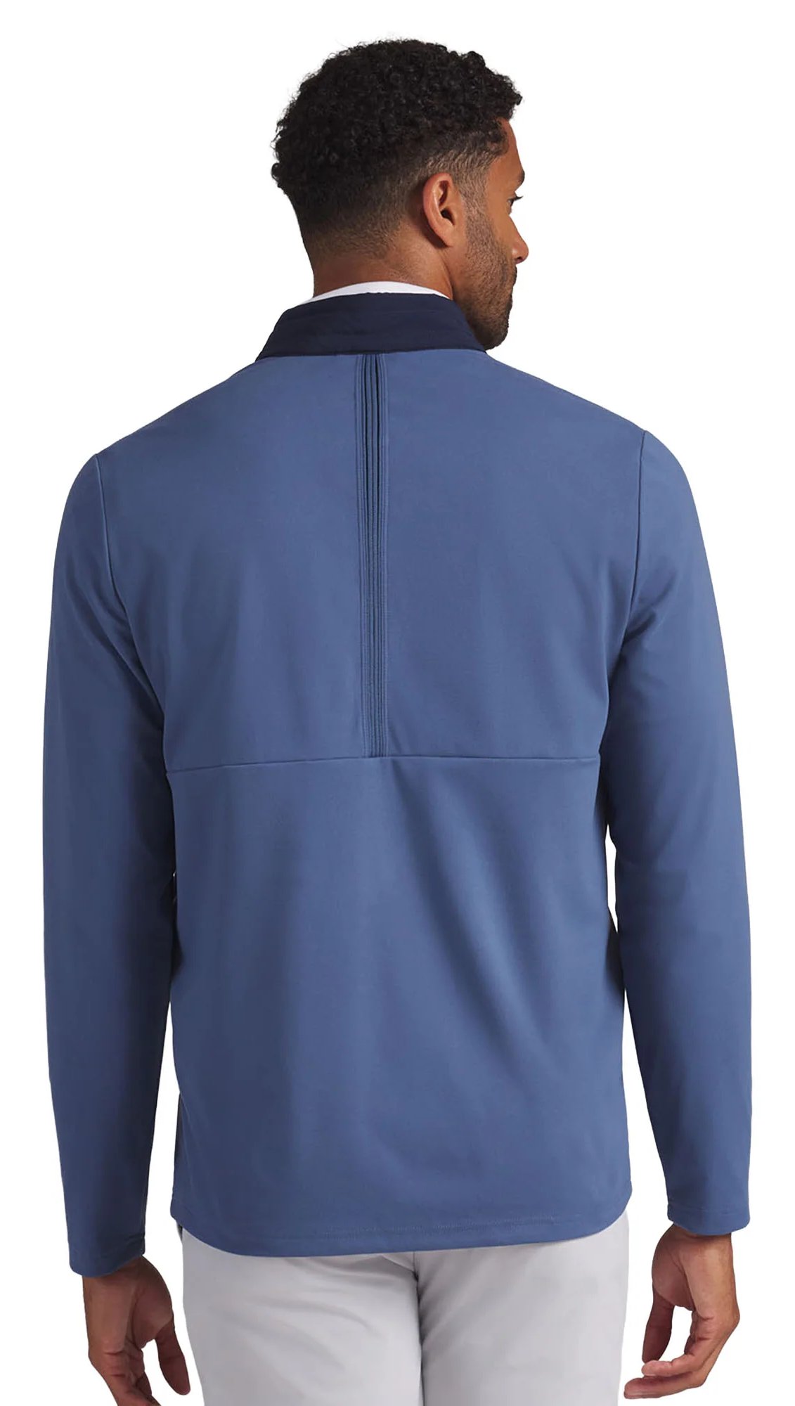 Puma Cloudspun Tech Hybrid 1/2-Zip herr sweatshirt, deep navy