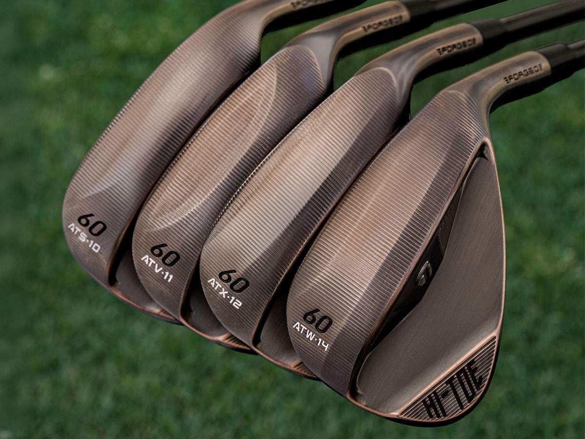 TaylorMade Hi-Toe 5 Aged Copper herr wedge, stål