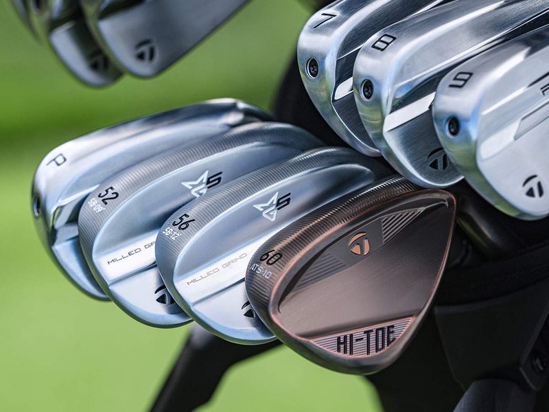 TaylorMade Hi-Toe 5 Aged Copper herr wedge, stål