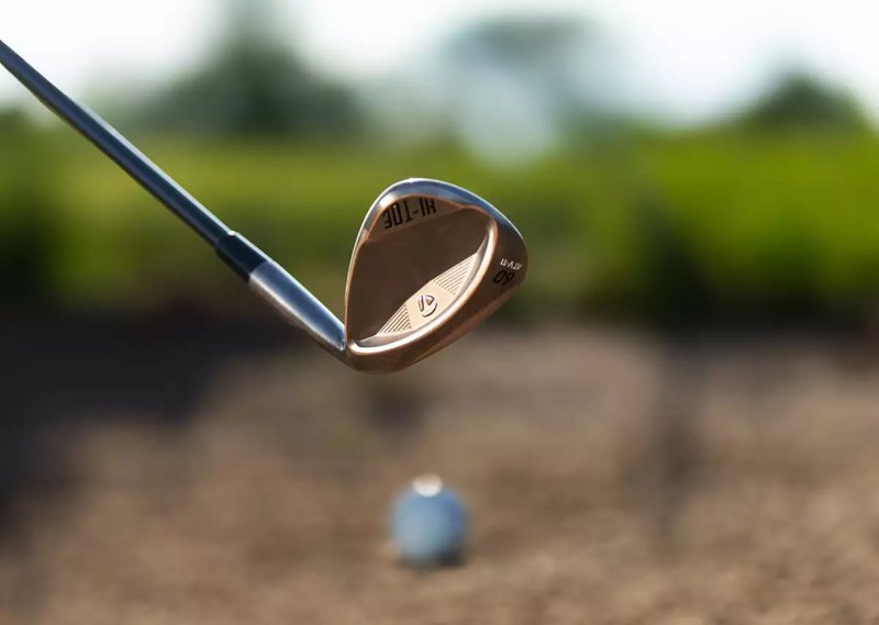 TaylorMade Hi-Toe 5 Aged Copper herr wedge, stål