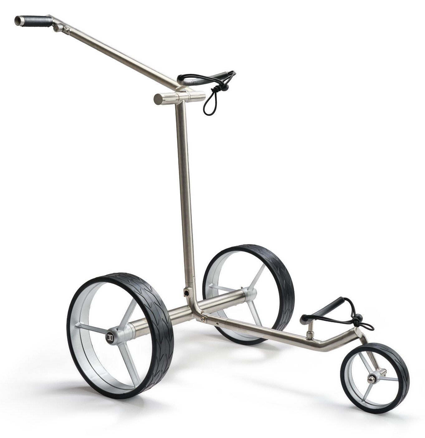 Davies Caddy Premium M Brush DHC elektrisk trolley, silver