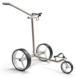 Davies Caddy Premium M Brush DHC elektrisk trolley, silver