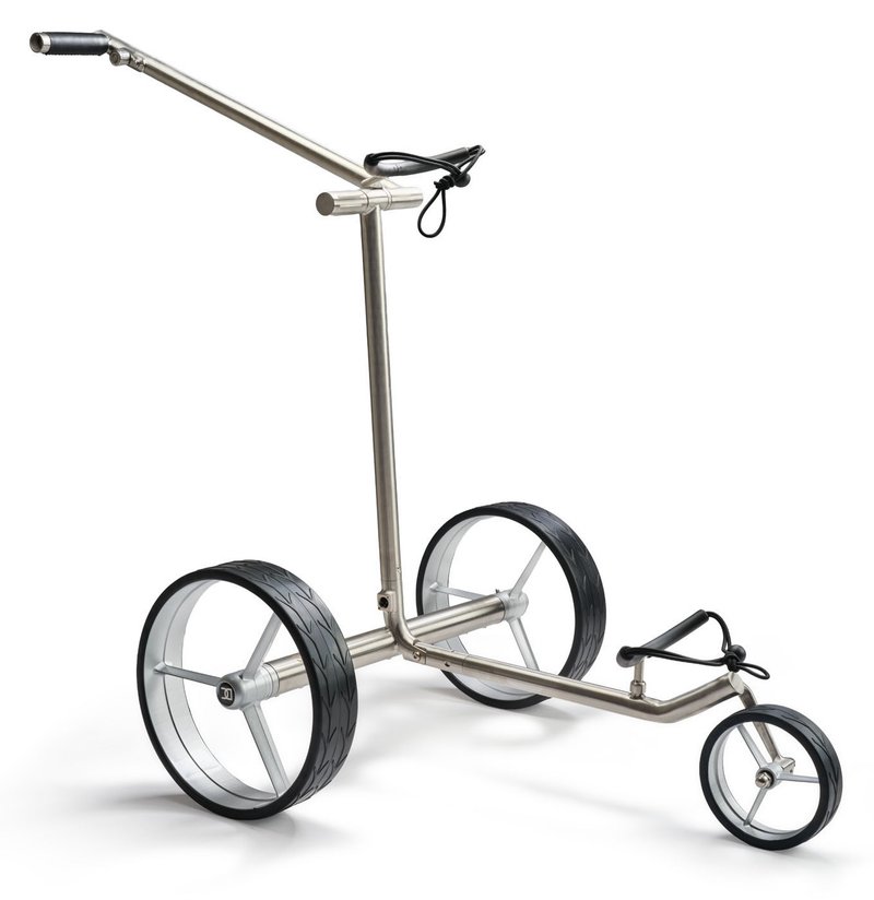 Davies Caddy Premium M Brush DHC elektrisk trolley, silver