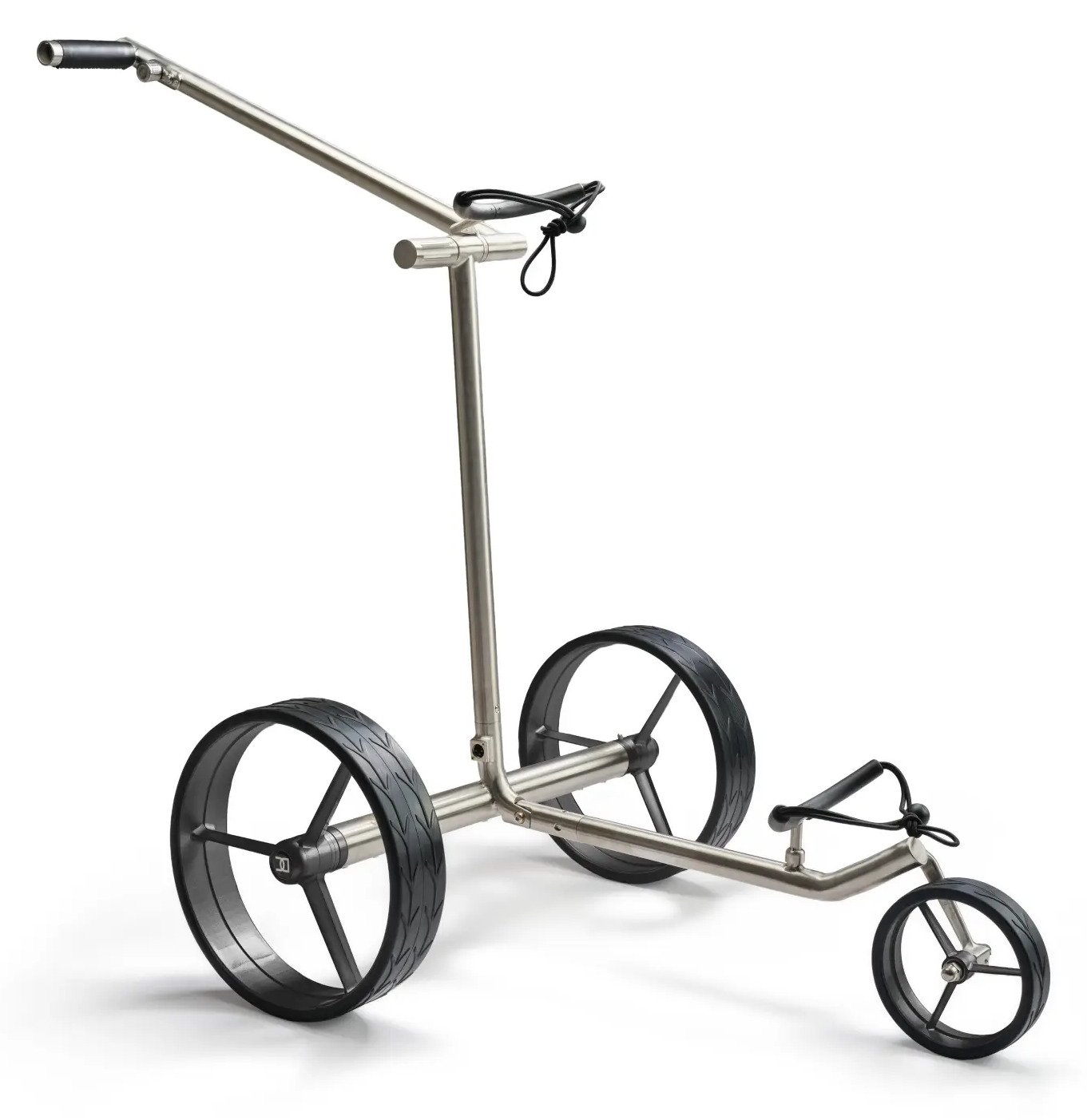 Davies Caddy Premium M Brush DHC elektrisk trolley, silver