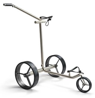Davies Caddy Premium M Brush DHC elektrisk trolley, silver