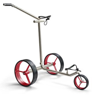 Davies Caddy Premium M Brush DHC elektrisk trolley, silver