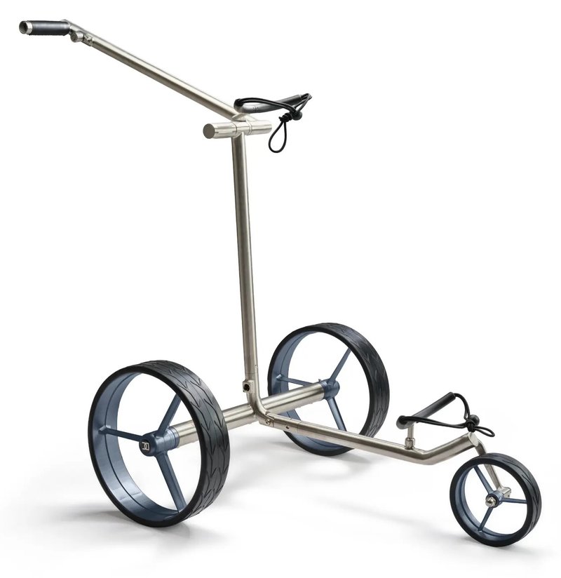 Davies Caddy Premium M Brush DHC elektrisk trolley, silver