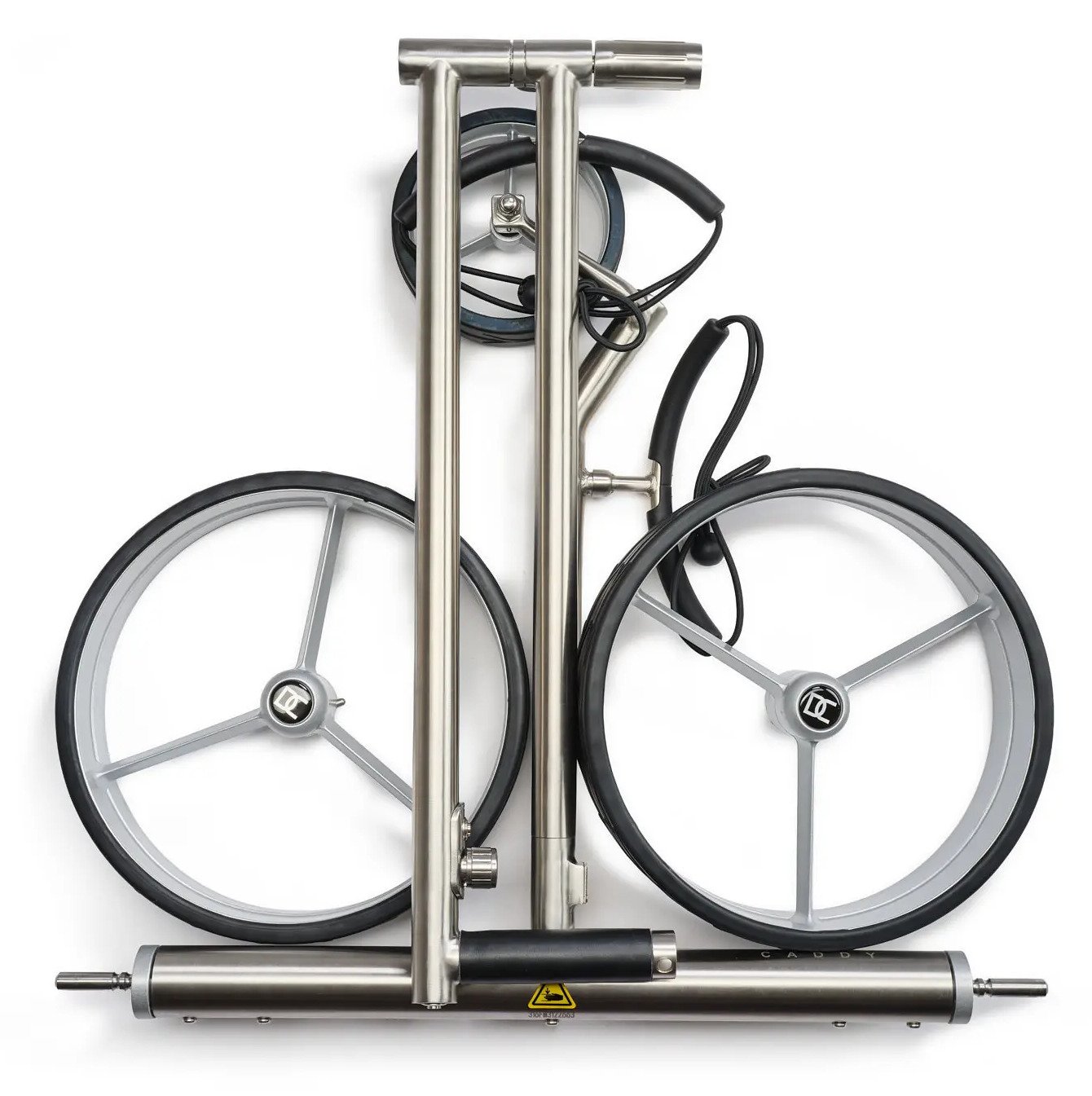 Davies Caddy Premium M Brush DHC elektrisk trolley, silver