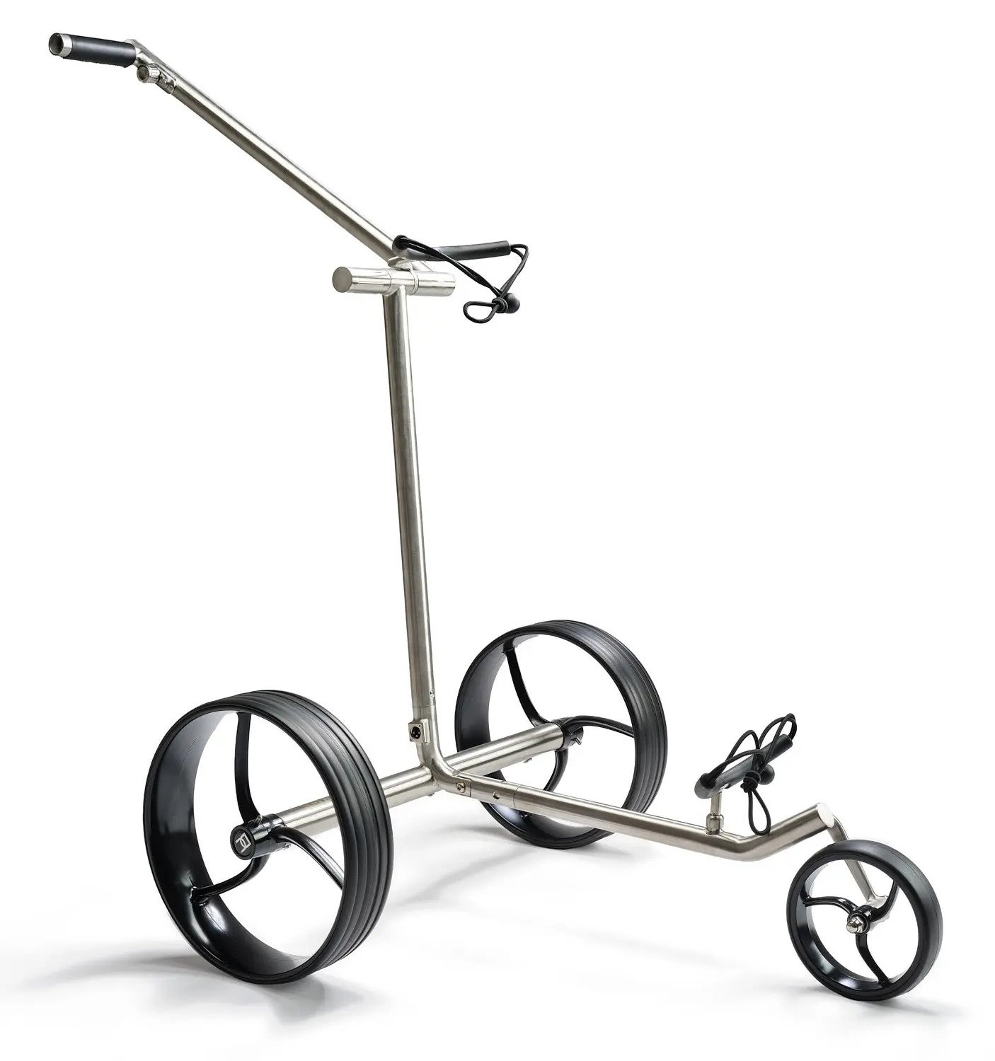 Davies Caddy Premium S Brush DHC elektrisk trolley, silver