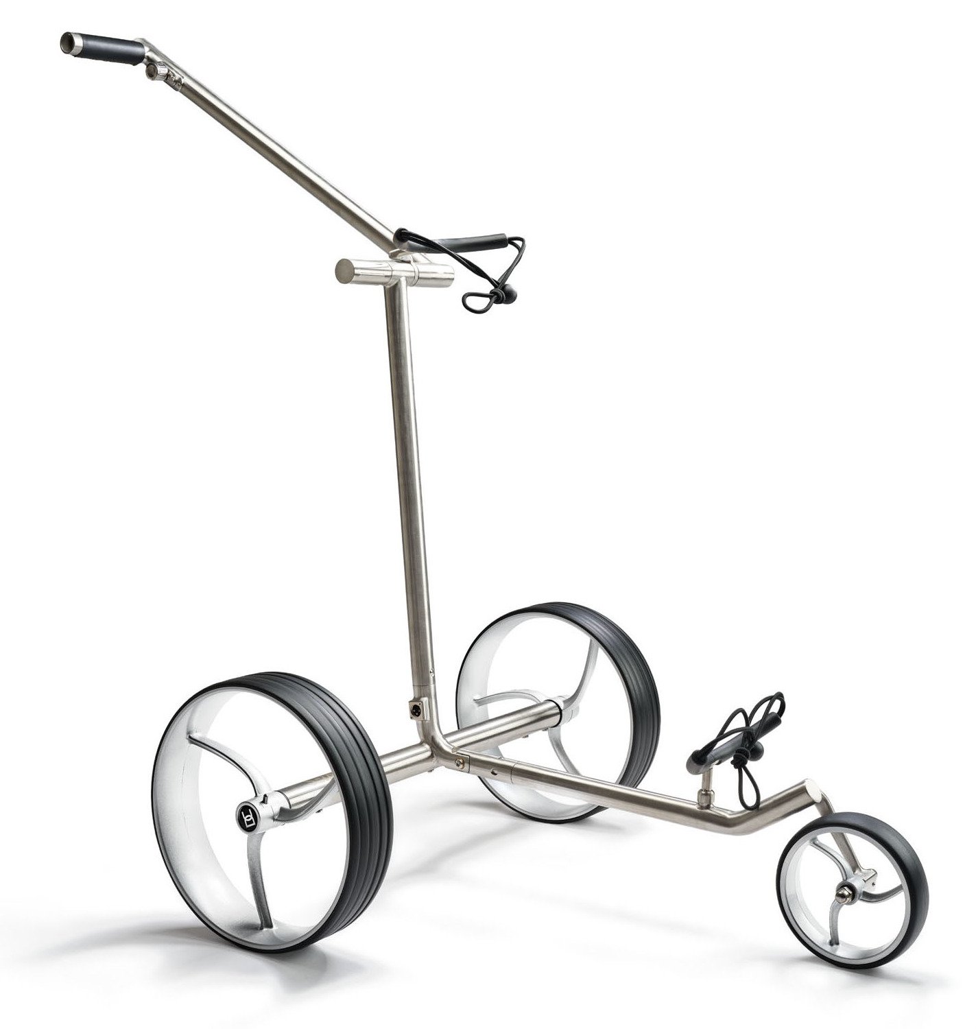 Davies Caddy Premium S Brush DHC elektrisk trolley, silver