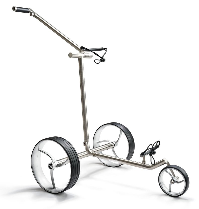 Davies Caddy Premium S Brush DHC elektrisk trolley, silver