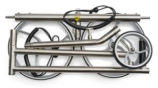 Davies Caddy Premium S Brush DHC elektrisk trolley, silver