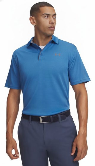 Under Armour Tech herr polo, blå