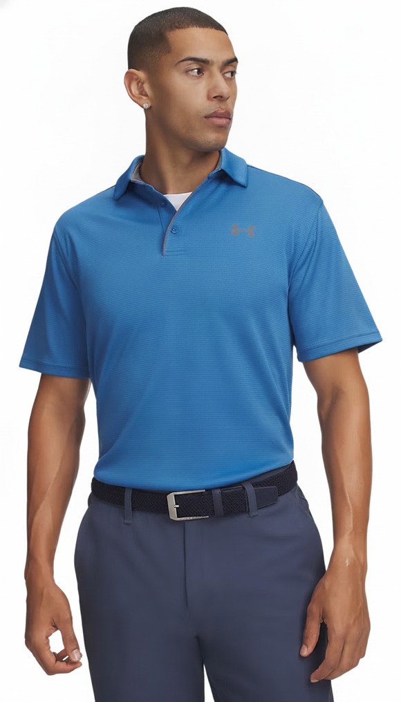 Under Armour Tech herr polo, blå