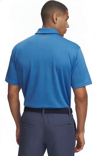 Under Armour Tech herr polo, blå