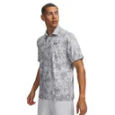 Under Armour Playoff 3.0 Printed herr polo, grå