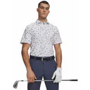 Under Armour ArmourDry Printed herr polo, vwhite/blue wind/midnight navy