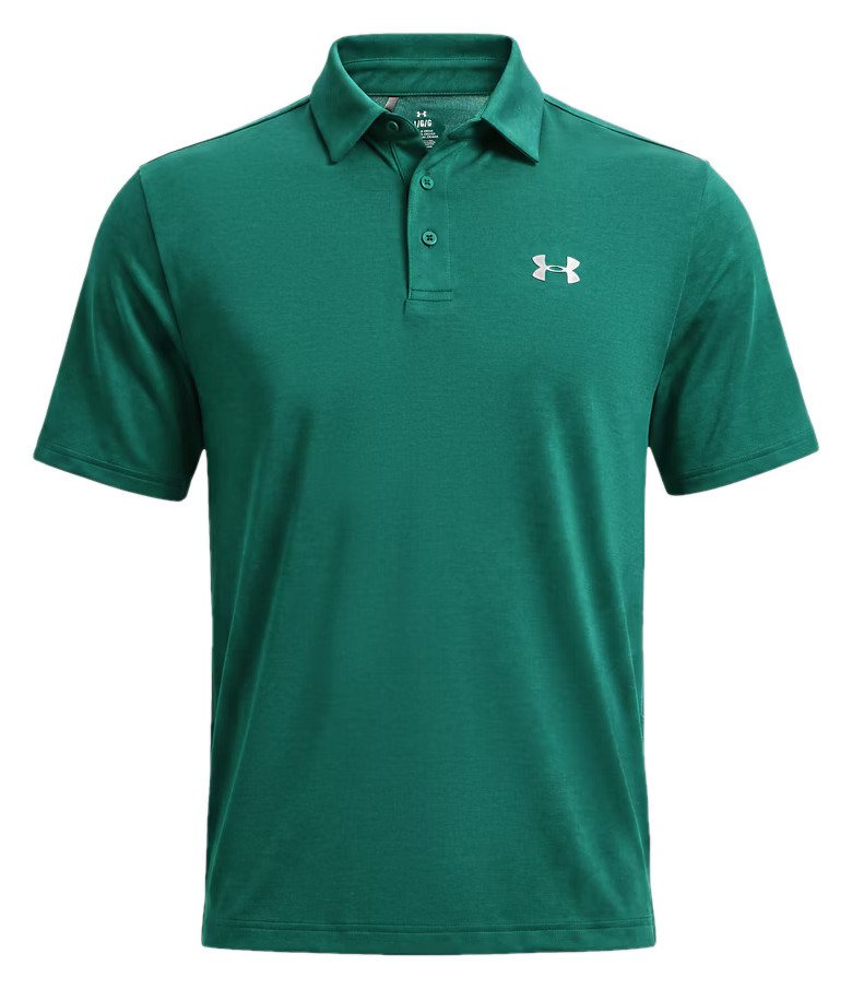 Under Armour Tee To Green Pique herr polo, campus ivy/vit