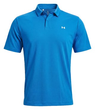 Under Armour Tee To Green Pique herr polo, aegean blue/vit