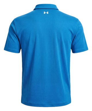 Under Armour Tee To Green Pique herr polo, aegean blue/vit