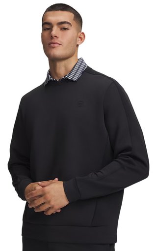 Under Armour UA Drive Crew herr midlayer, svart