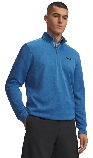 Under Armour Sweaterfleece Hybrid HZ herr sweatshirt, blå