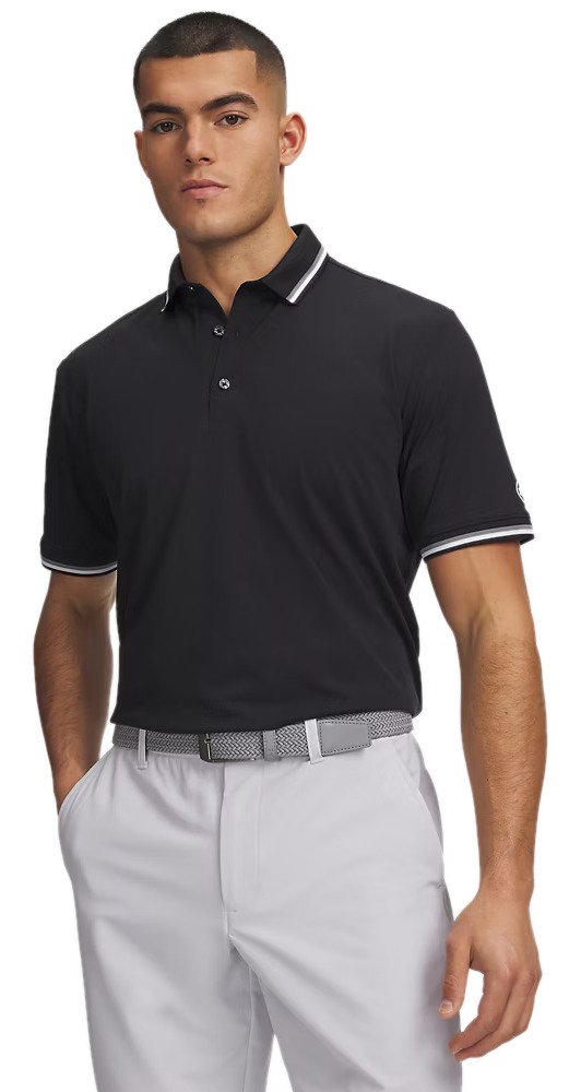 Under Armour ArmourDry Rib herr polo, svart