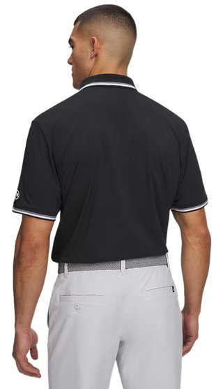 Under Armour ArmourDry Rib herr polo, svart
