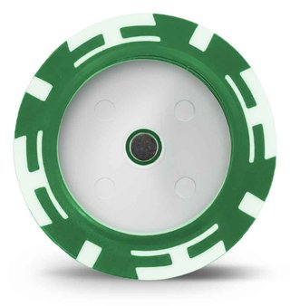 Masters Golf Poker Chip Disc Holder, grön