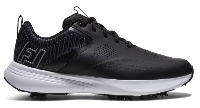 FootJoy Qualifier herr golfskor, svart/vit/grå