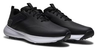 FootJoy Qualifier herr golfskor, svart/vit/grå