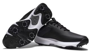 FootJoy Qualifier herr golfskor, svart/vit/grå