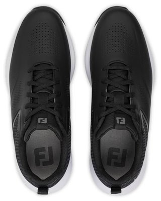 FootJoy Qualifier herr golfskor, svart/vit/grå